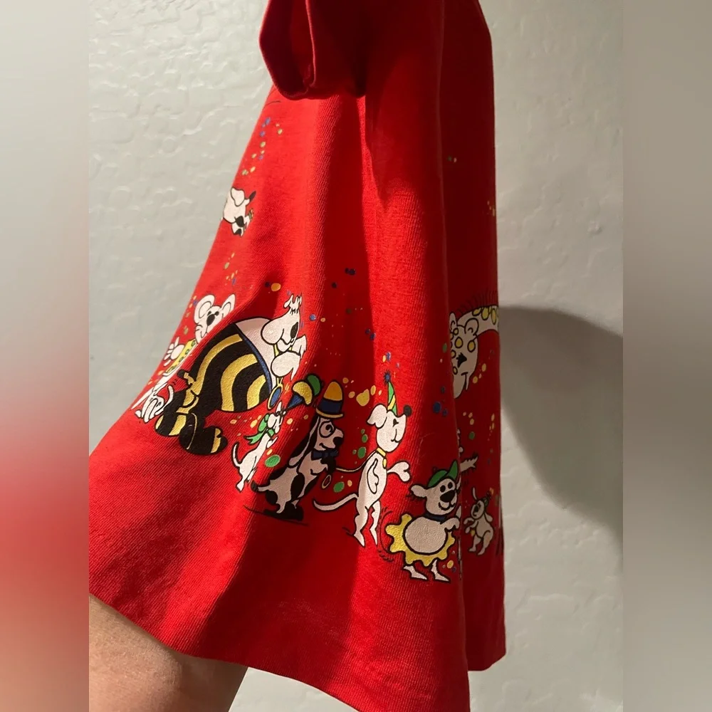 Vintage OshKosh B’Gosh Circus Animal Wrap Around SS‎ Shirt 4T